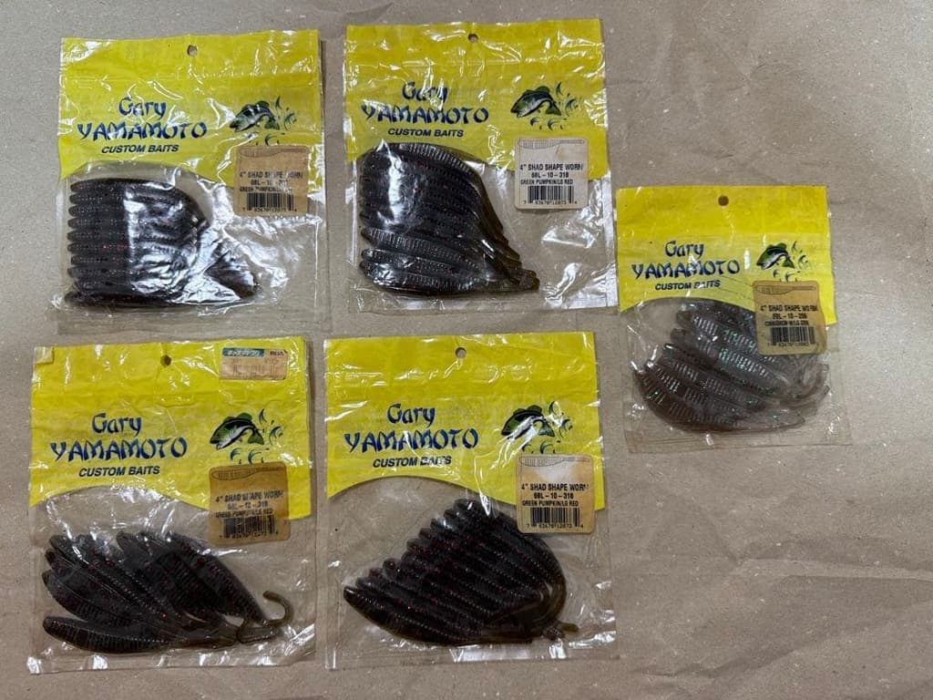 Gary Yamamoto Soft Bait Set of 5 Bags - Image 1