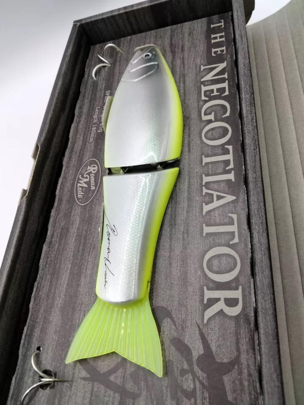 2 Lot LIMITED Roman Made Negotiator JDM Japan Glide wood swimbait rare lure NIP - Image 13