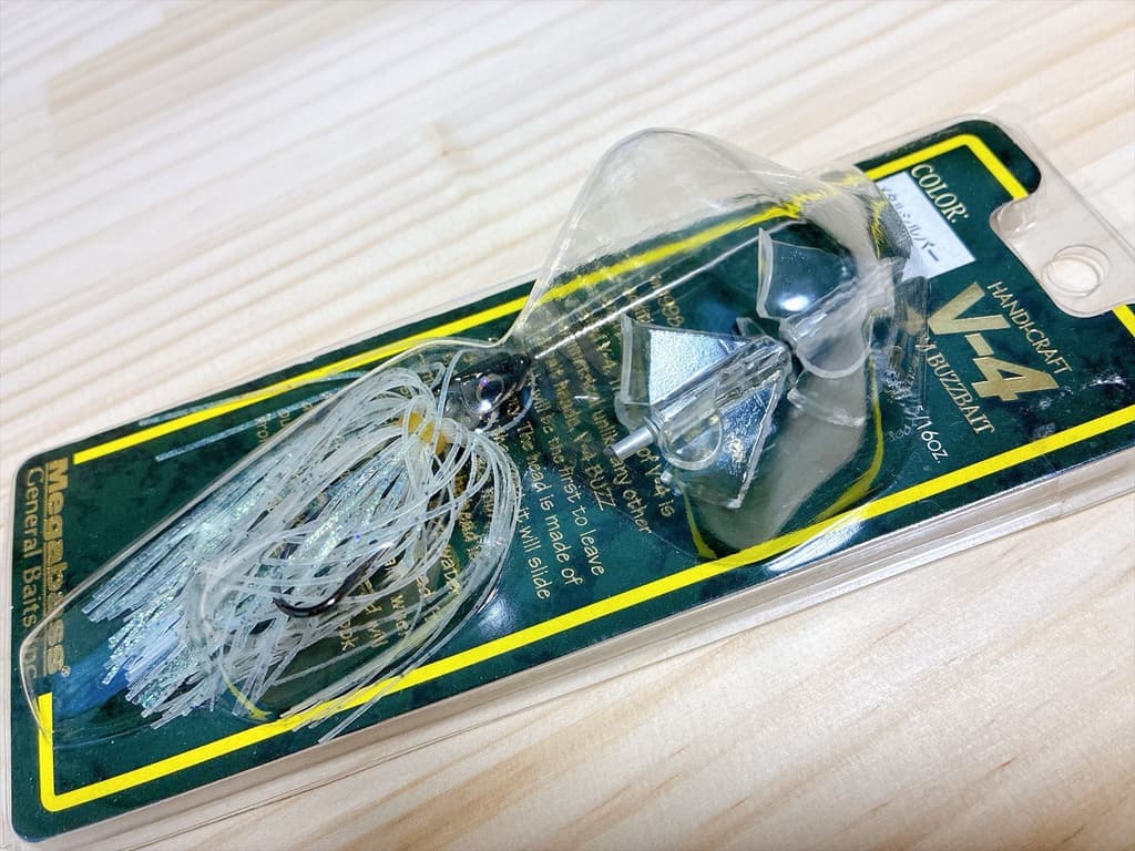 Megabass V4 Buzzbait 5/16oz "Metallic Silver"   NEW Fishing Lure #EA5 - Image 1