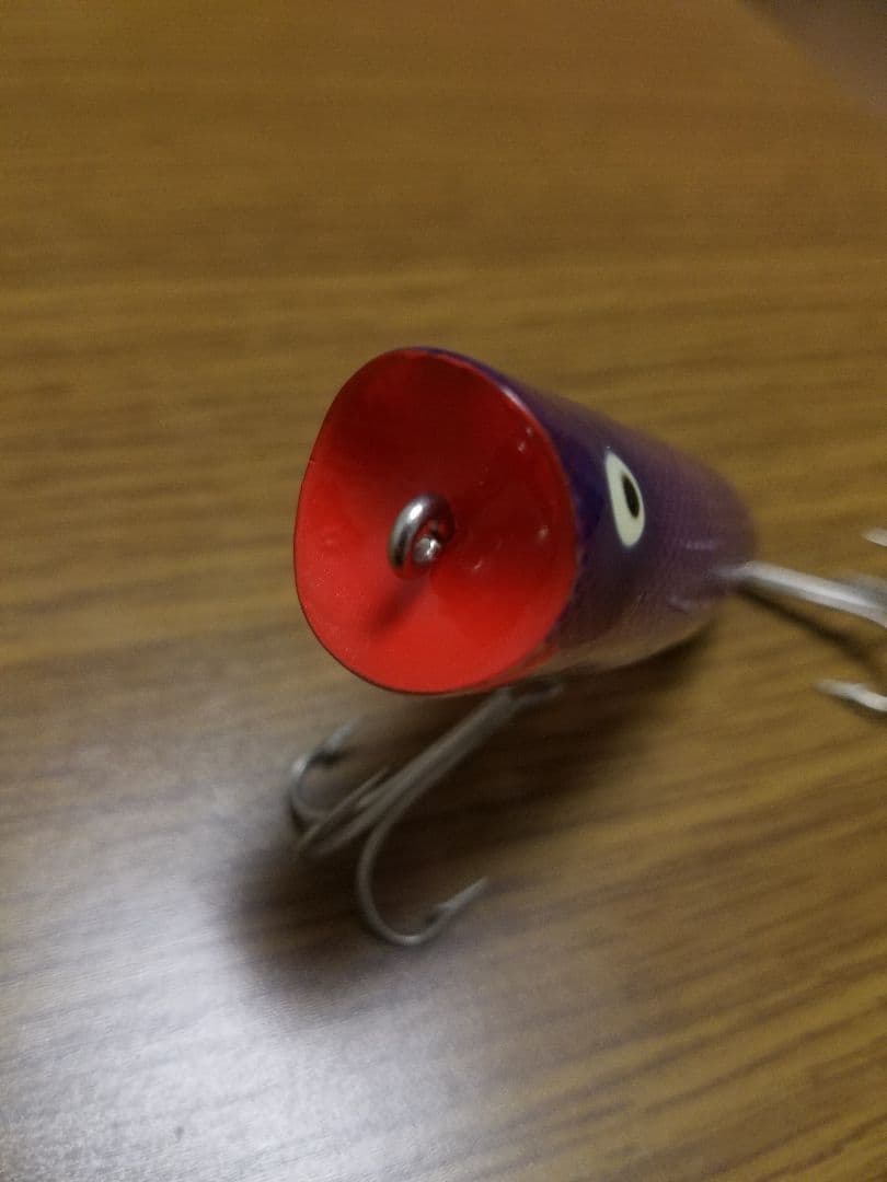 Heddon Chugger Spook Research Purple Clear Vintage Used–Rare Color - Image 9