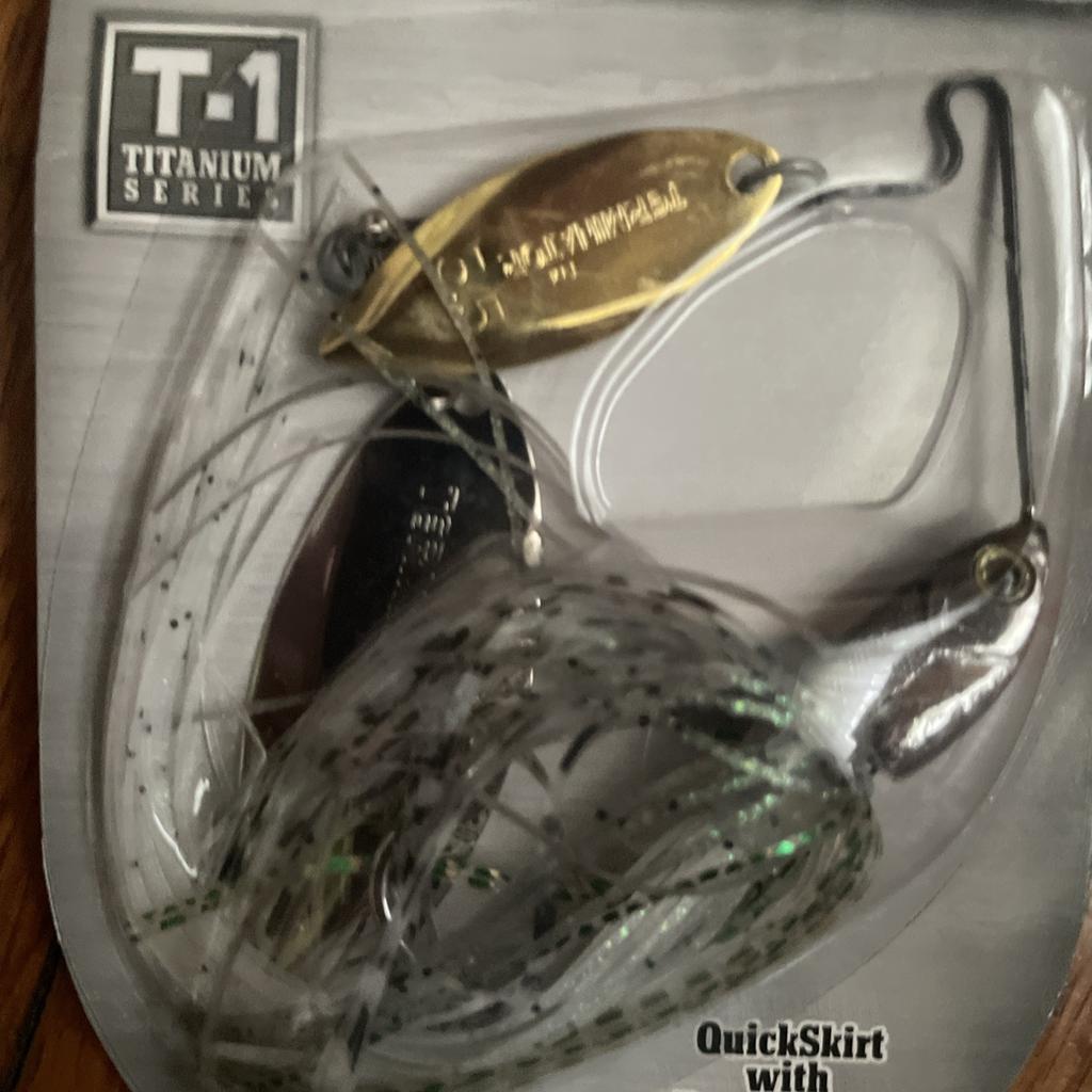 DISCONTINUED TERMINATOR T-1 TITANIUM 3/8 OZ SPINNERBAIT Emerald Shiner! New - Image 3