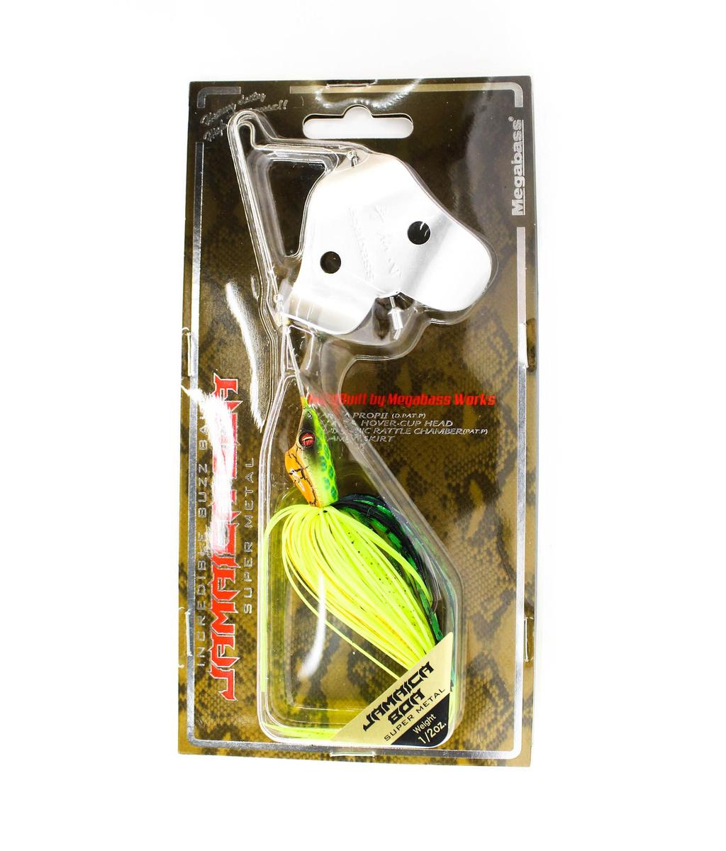 Megabass Jamaica Boa 1/2 oz Buzzbait Sinking Lure Hot Viper (4231) - Image 1