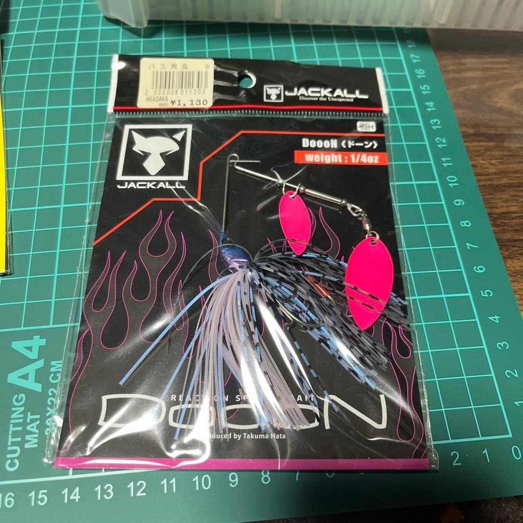 JACKALL Doon Spinnerbait 1/4oz Reaction Bait Speed Water Compatible - Image 1