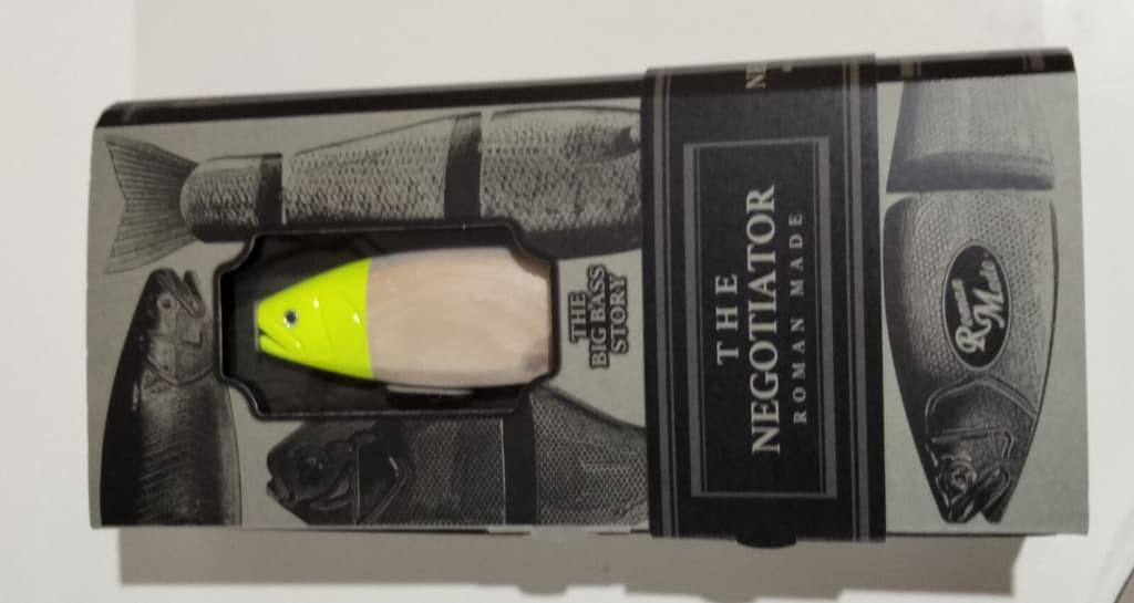 LIMITED Roman Made Negotiator from Japan Glide wood swimbait rare lure NIP HTF 6 - Image 10