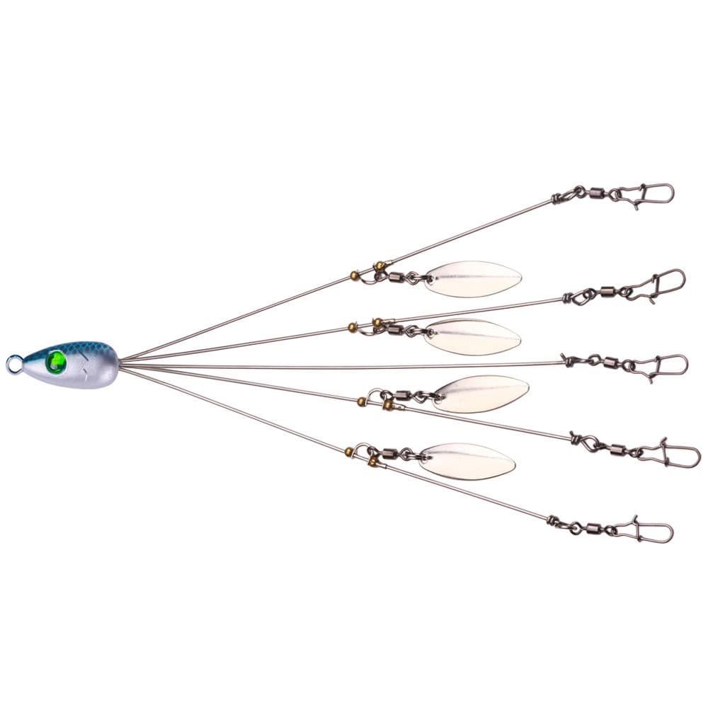 5Pack Alabama Rig 5 Arms 4 Blades Umbrella Rig Fishing Lures Bait Bass Crappie - Image 7