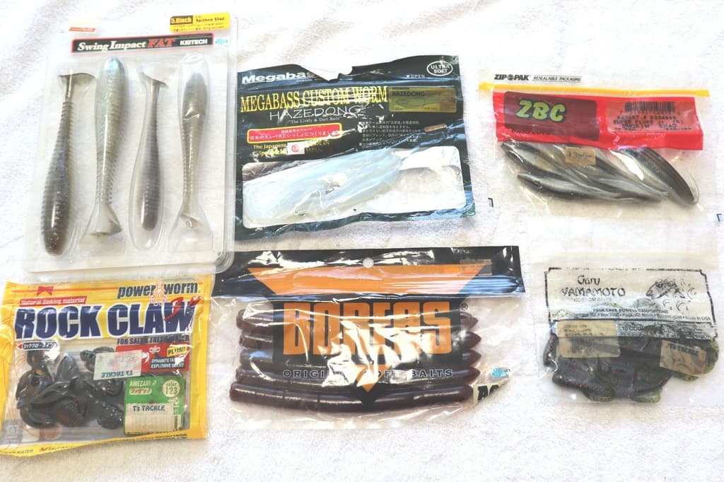 Fishing Lure Gary Yamamoto Slider Worm ZBC Megabass Gary Yamamoto Set 14-3 - Image 2