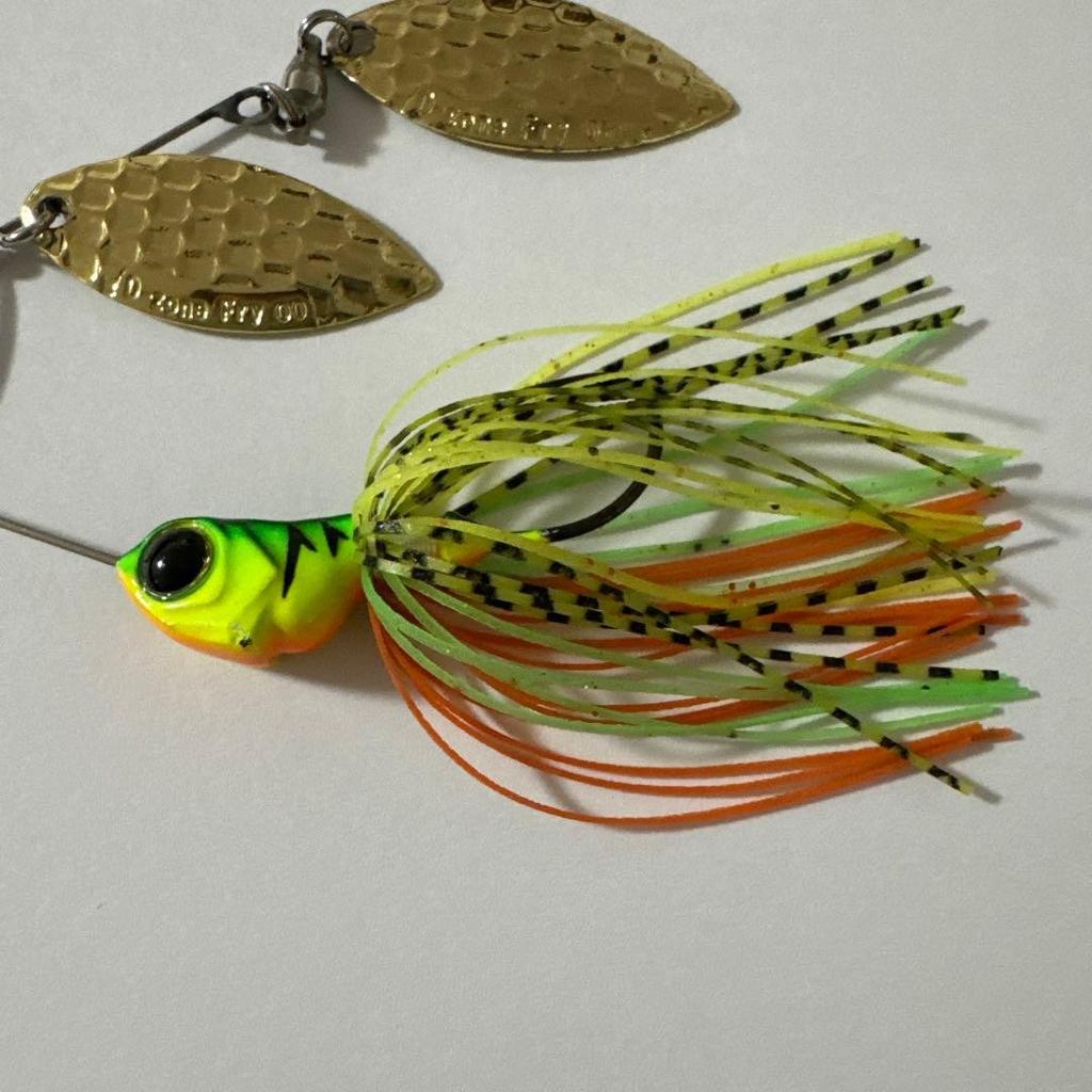 Evergreen D-ZONE Fly Spinnerbait 50mm 9.7g Hard Lure for Bass Fishing, Used - Image 3