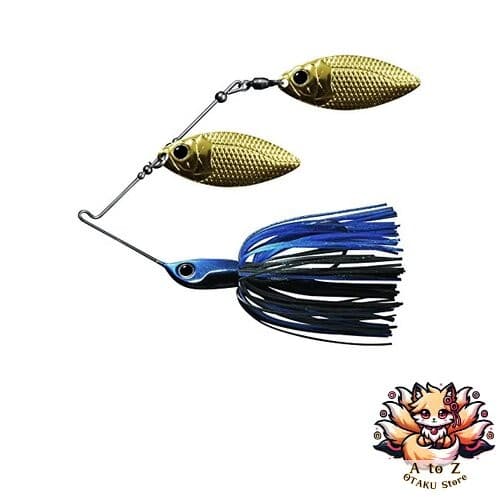 NEW Deps B Custom Double Wheel Spinnerbait 1oz Snubbull Black #22 - Image 1