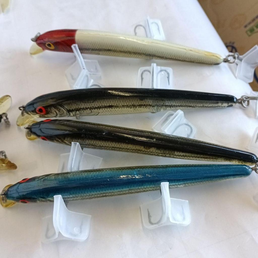 Old Heaton Bowmar Long A 16A Lure Set of 8, Used, JB/Jerkbait - Image 11
