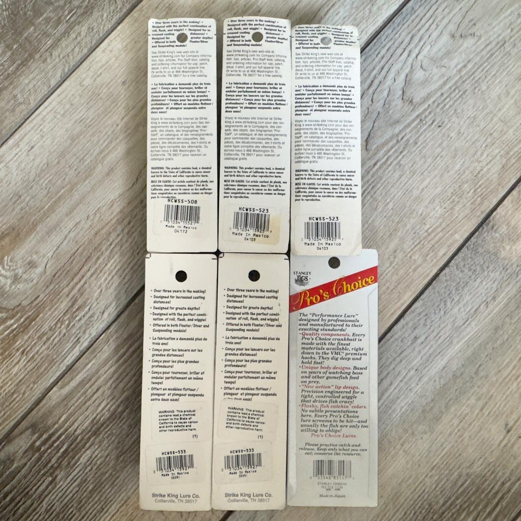 Strike King KVD Wild Shiner Jerkbait 5" Fishing Lures Lot of 6 - Image 4