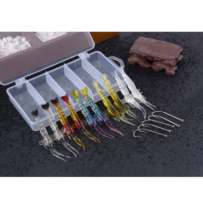 Fishing Accessories Shrimp Fishing Lures Fishing Jigs Silicone Artificial Baits - Image 6