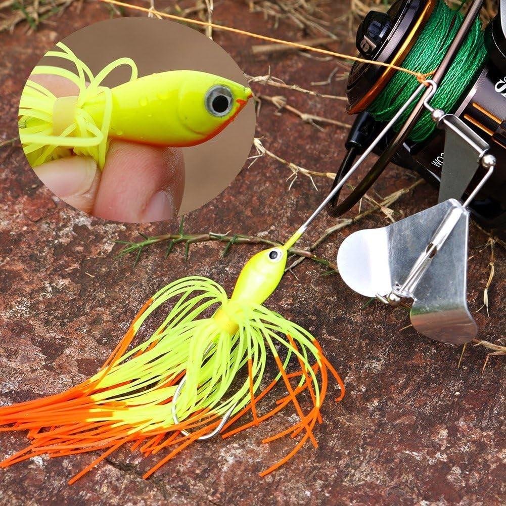 High-Quality 4PCS Buzzbait Set - Unique Sound and Reaction Strikes for Fishing - Image 7