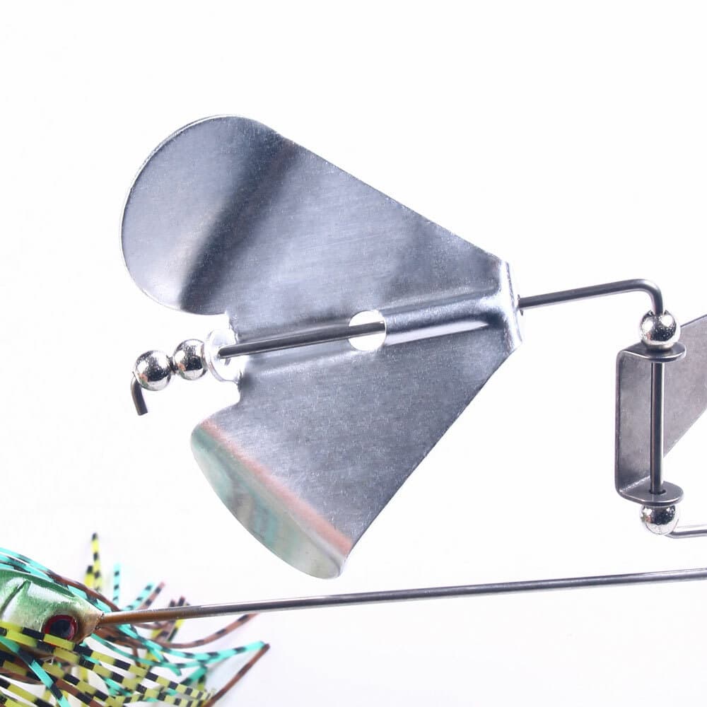 5PCS/Lot 16g Spinnerbait Blade Bait Rubber Skirt Buzzbait Fishing Lures Tackle - Image 8