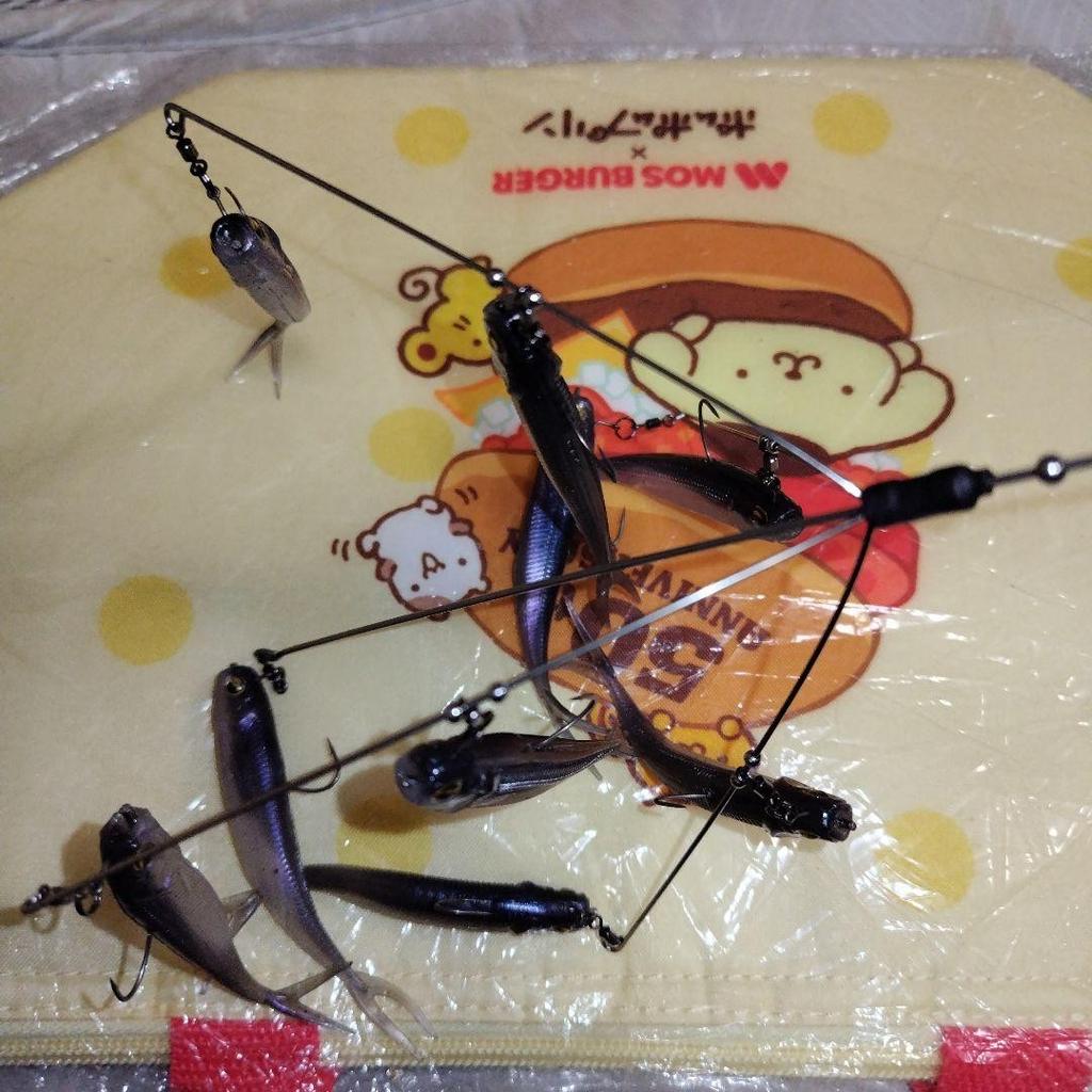 Raid Japan Alabama Rig Ghost Wire Finesse with Worms, Limited Sale, Used - Image 9