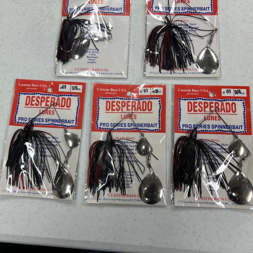 5pc 3/8oz Nos Desperado Pro Series Spinnerbait “Tough Find” - Image 4