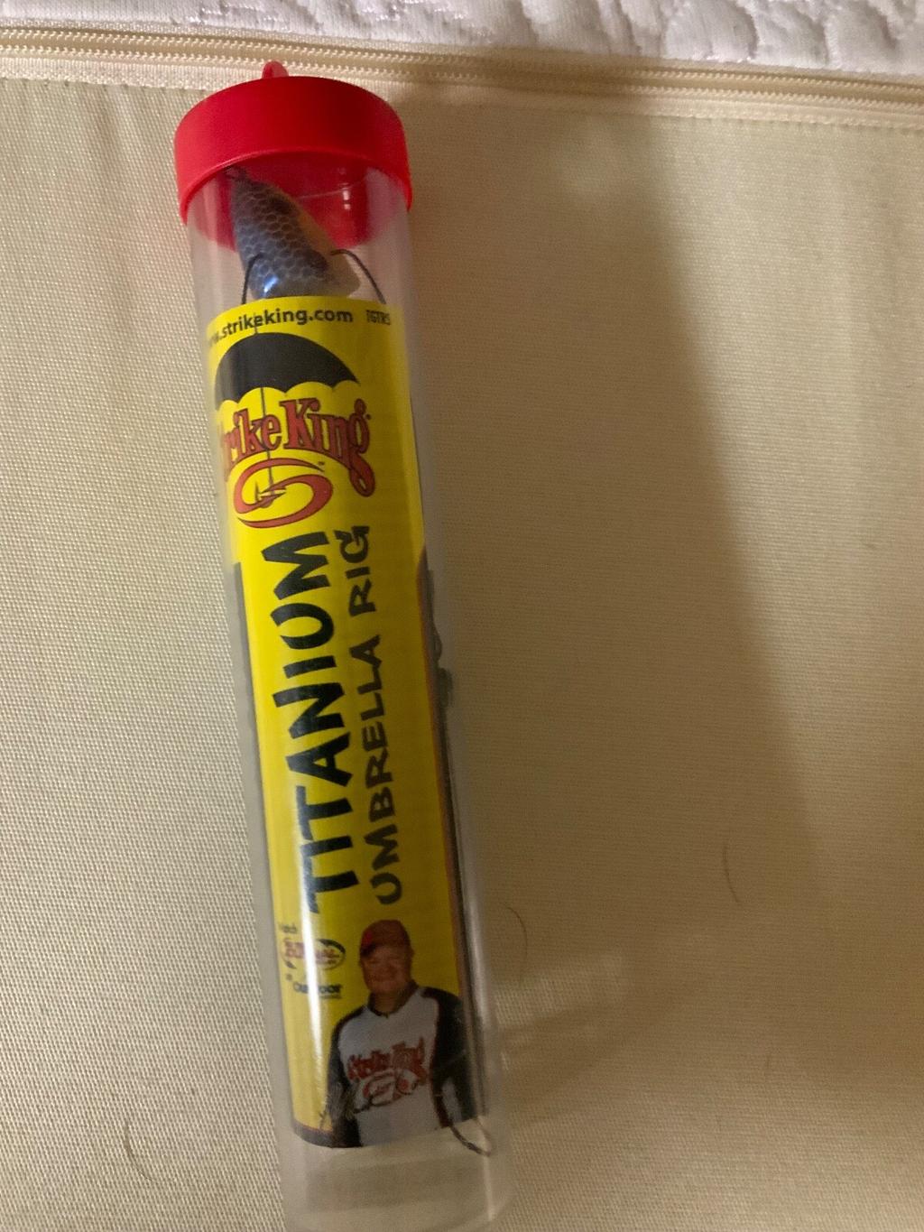 Strike King Tour Grade Titanium Umbrella Rig Alabama Rig Blue Gizzard W/Hooks - Image 3