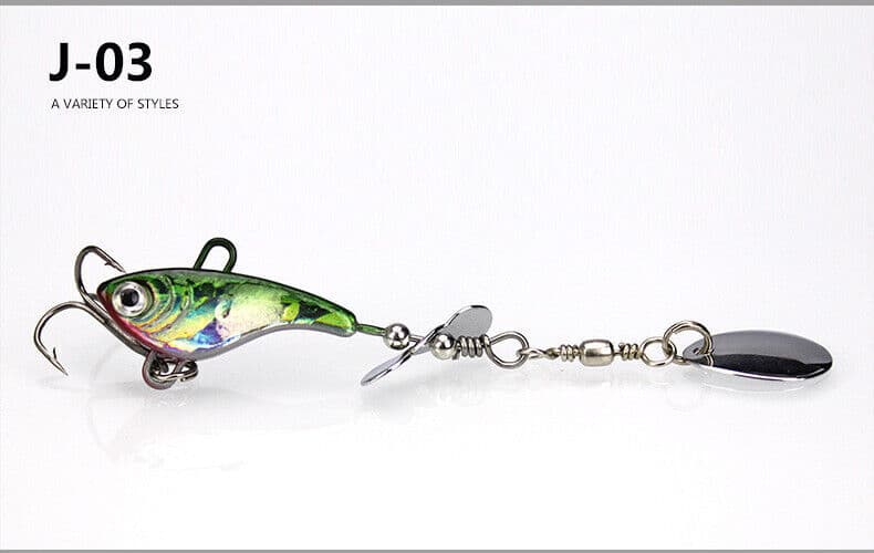 4PCS Metal VIB Fishing Lures 11g 8.8cm Spinnerbait Spoon Jigs Artificial Swim - Image 4