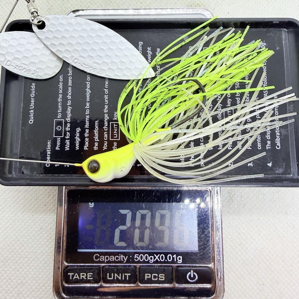 EVERGREEN e D-Zone 5 piece set actual measurement 17g/20g/21g Spinnerbait Bass - Image 6