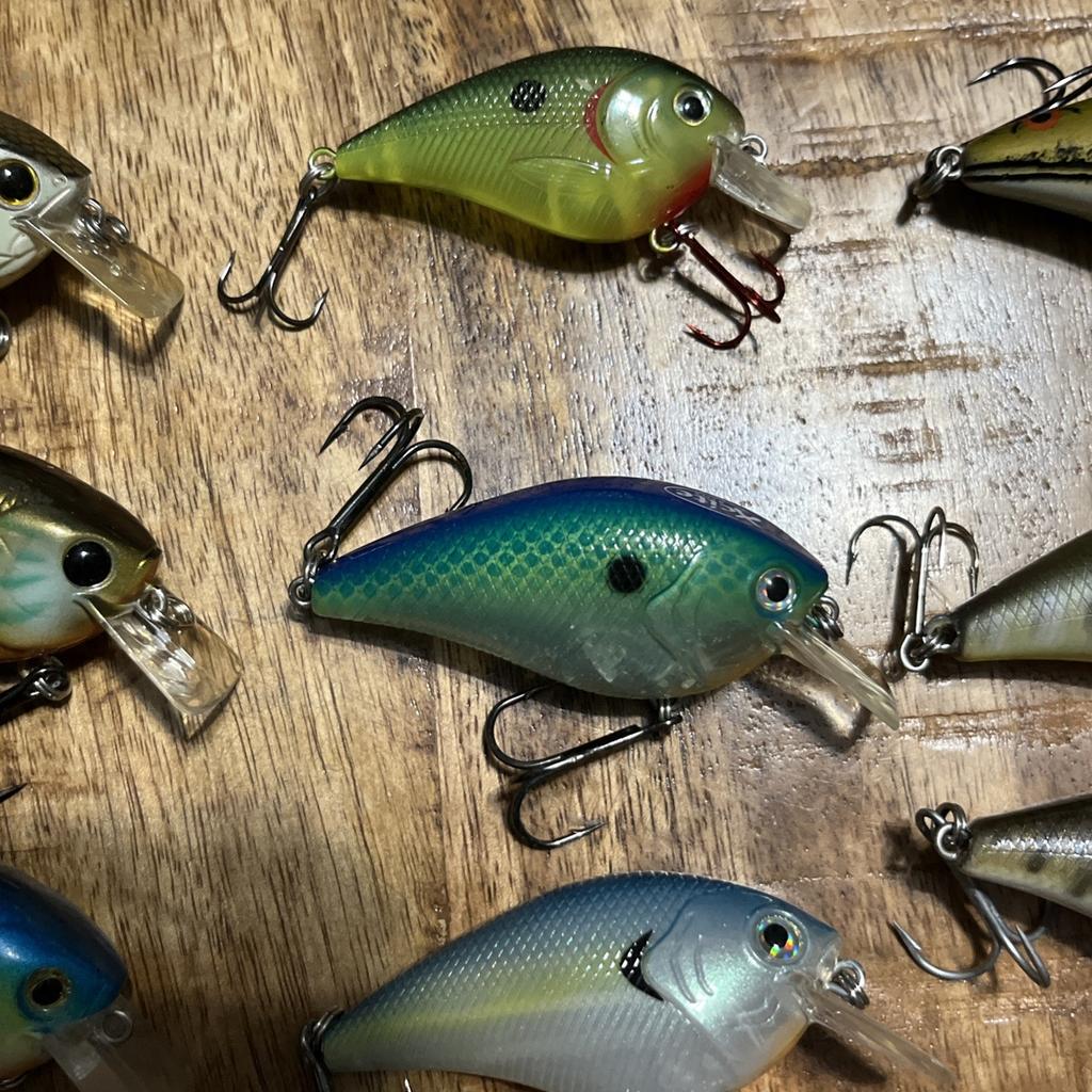 Lot Of 18 Squarebill Crankbaits Xcite Strike King Ark Unbranded No Combined Ship - Image 16