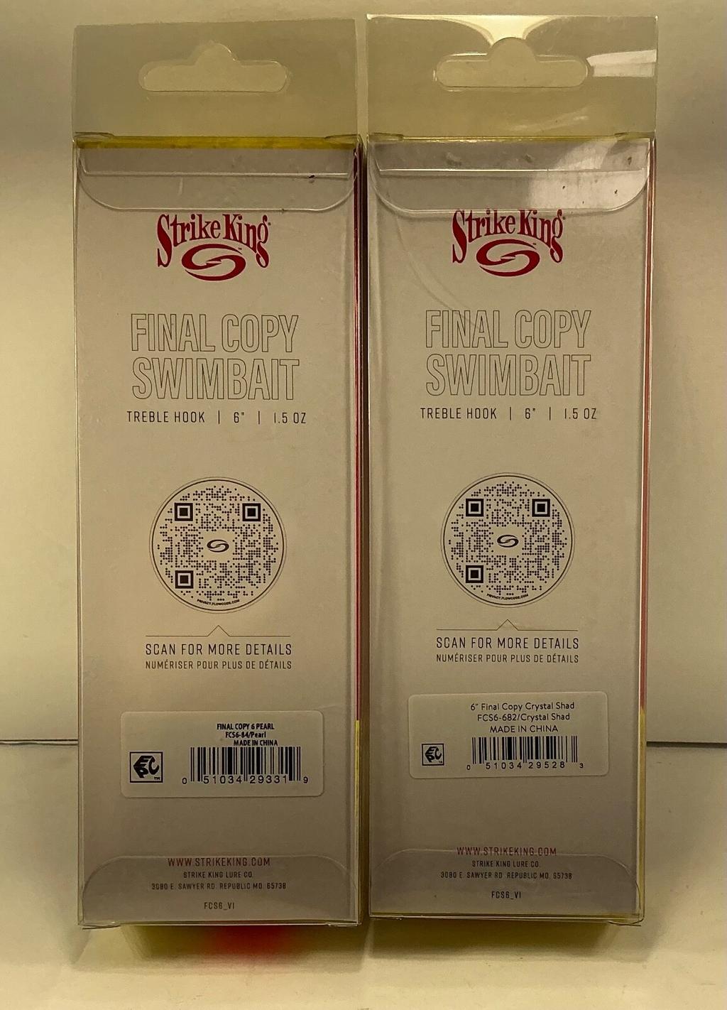 Strike King Final Copy Lures 6" 1.5 oz - Image 2