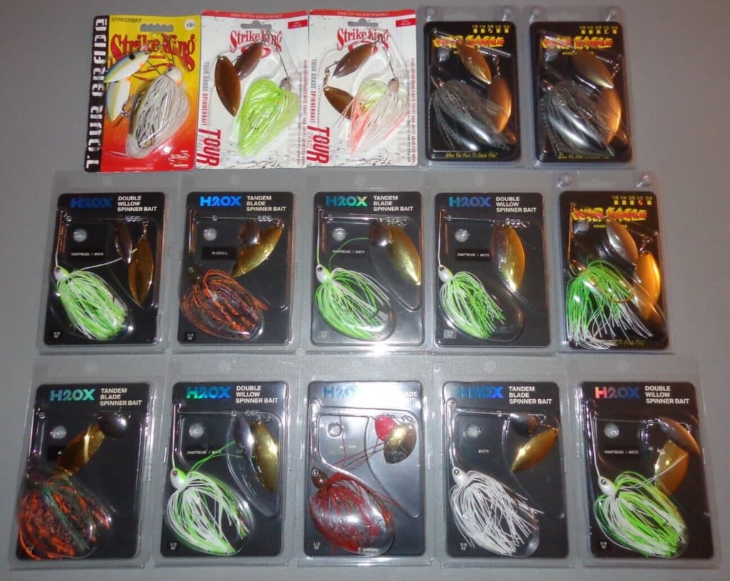 Lot of 15 New H2OX H2O Xpress Strike King War Eagle Spinnerbait Fishing Lures #2 - Image 1