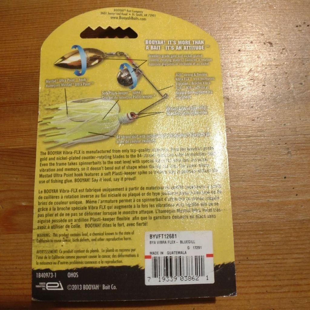 BOOYAH VIBRA-FLX Spinnerbait 1/2 oz, 3/8 oz - Image 5