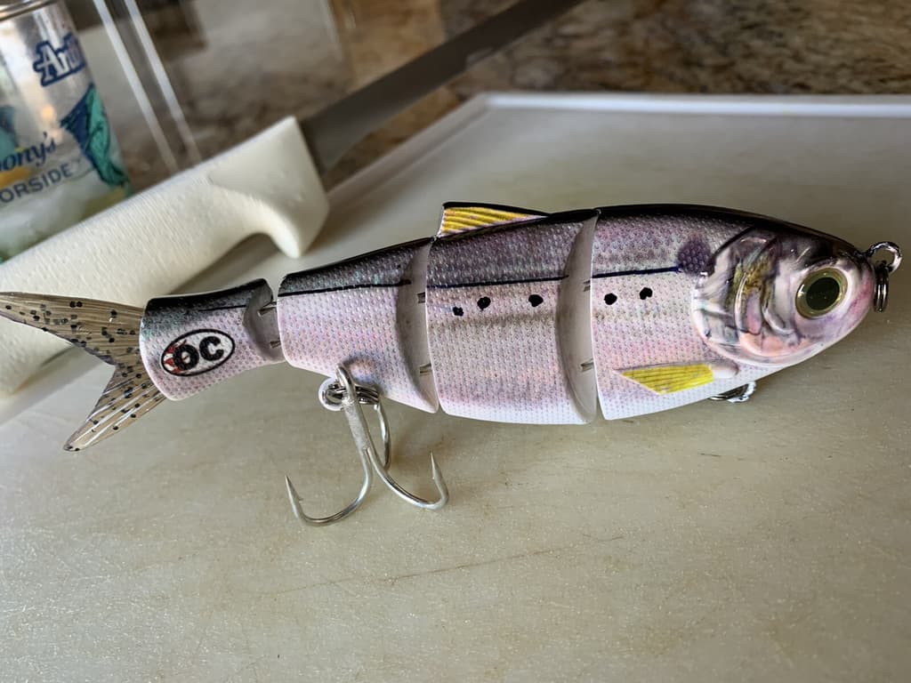 Pogie Lure SHAD Menhaden 2.30 oz. Orig. OC Swimbait White Bait 🔥BASS/Striper - Image 11