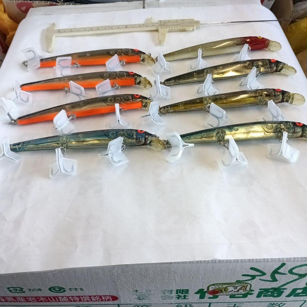 Old Heaton Bowmar Long A 16A Lure Set of 8, Used, JB/Jerkbait - Image 5