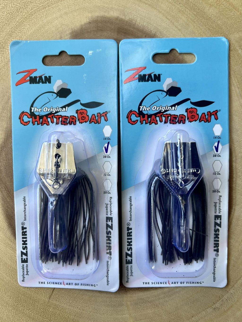 Z-man (Lot Of 2) Chatterbait Original, 3/8oz, Bass Fishing, Free Shipping! NWT! - Image 3