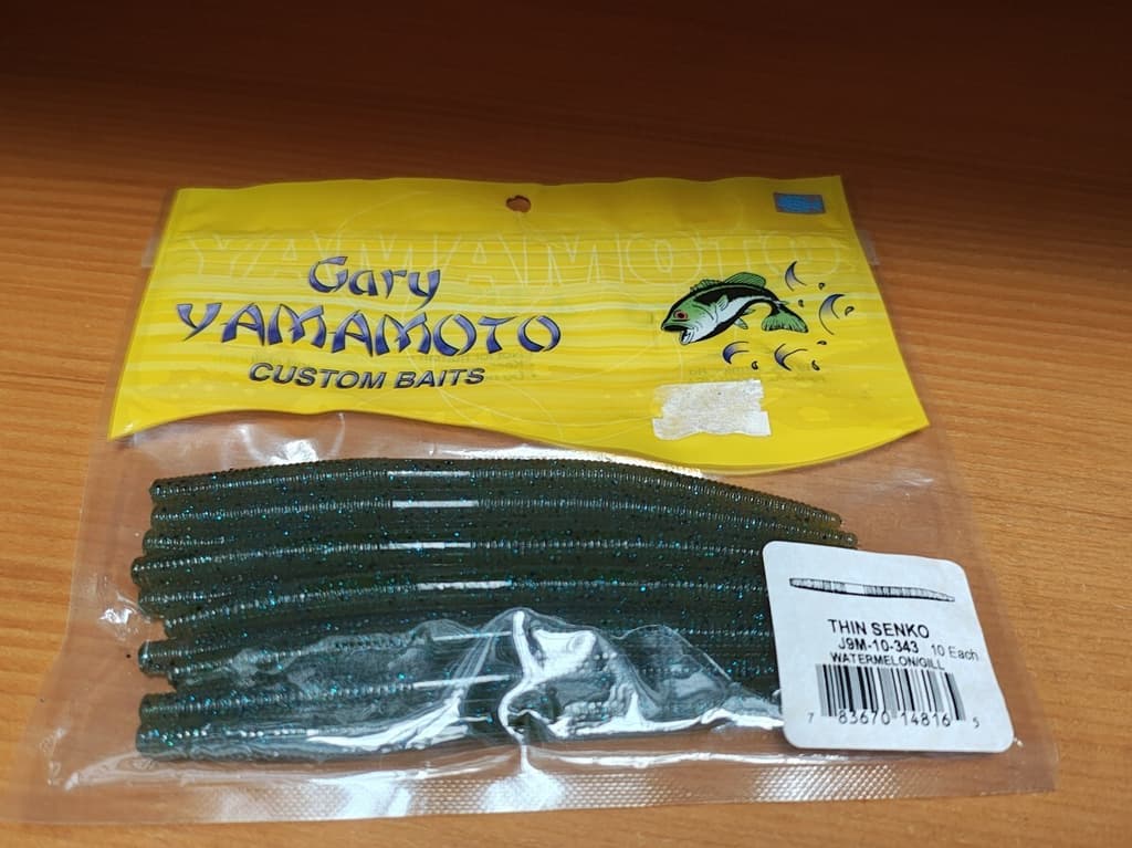 Gary Yamamoto 5" Slim Senko THIN Senko Worm Cut Tail Worm - Image 2