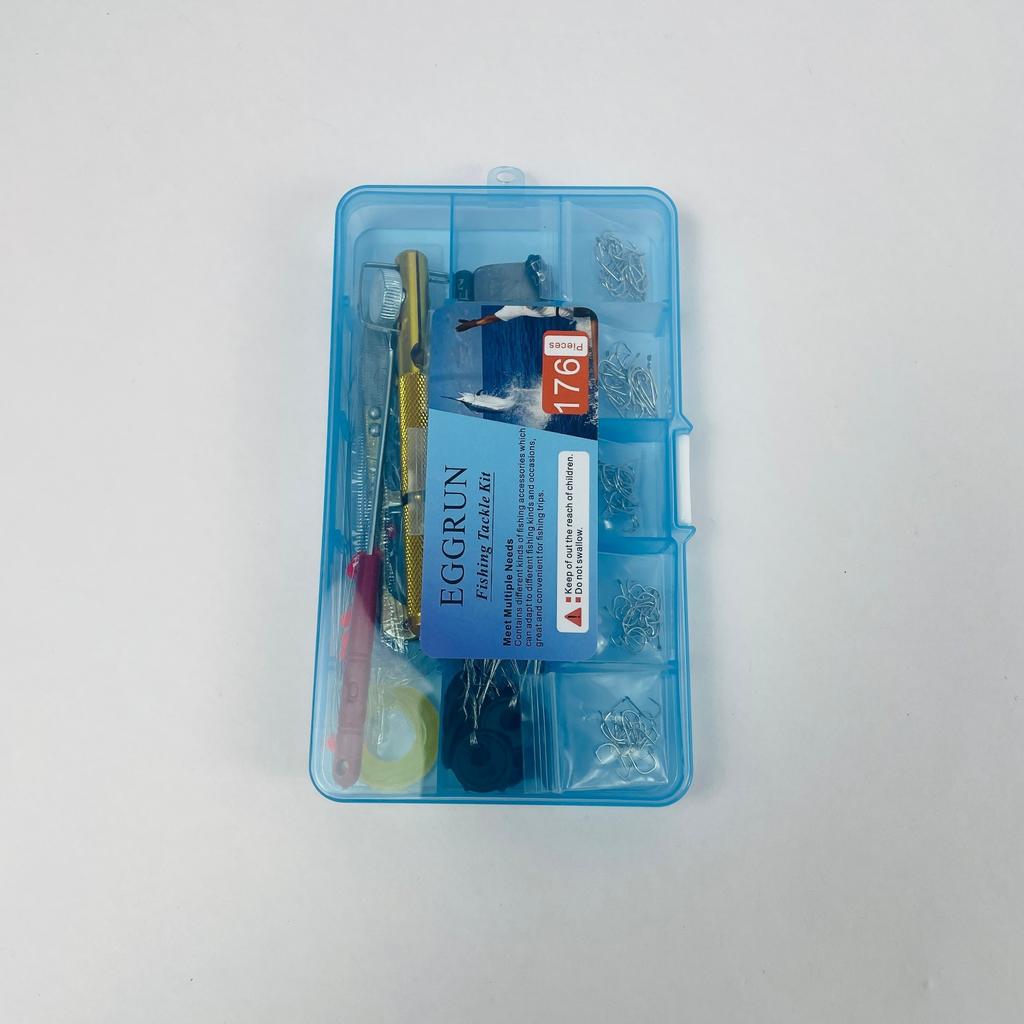 EGGRUN 176 Pcs Fishing Tackle, Fishing Accessories Kit Fishhook Set - Image 4