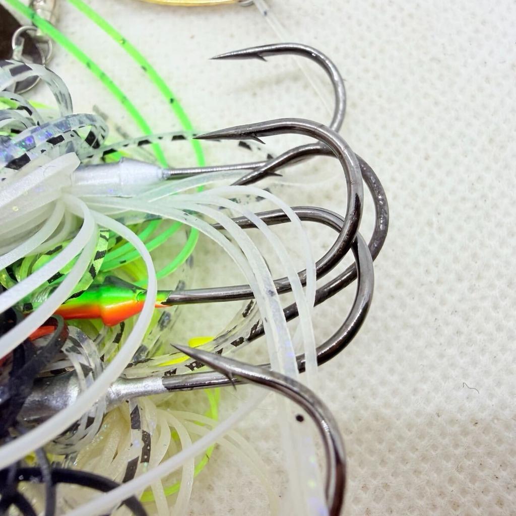 EVERGREEN e D-Zone 5 piece set actual measurement 17g/20g/21g Spinnerbait Bass - Image 5