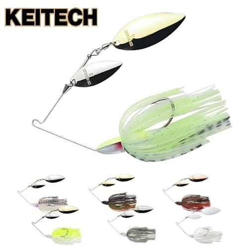 NEW Keitech T-Bone Spinnerbait Double Willow DW 1/2oz #510 Snubbull Gill - Image 2