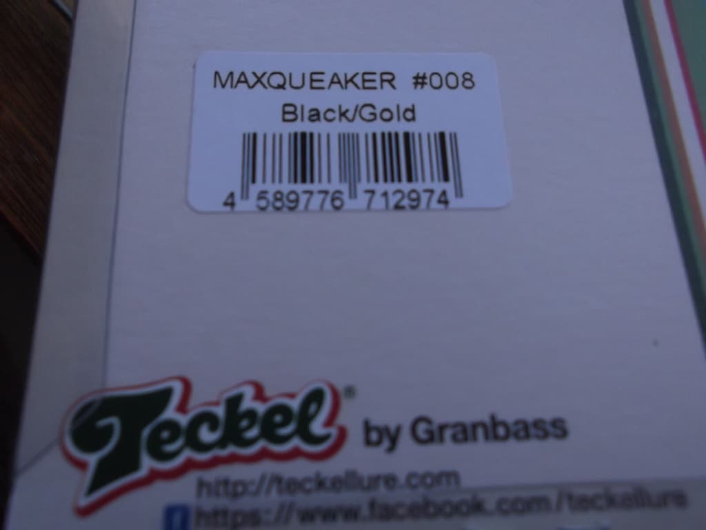 Teckel Maxqueaker Squeaky Buzzbait 1/2oz. 008 Black Gold Squeaky Dolphin - Image 6