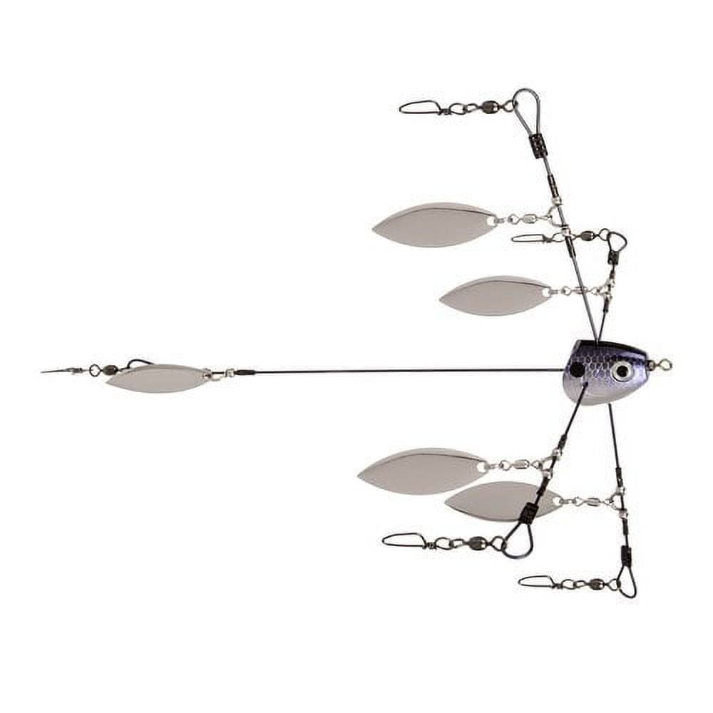 Strike King Tour Grade Titanium Rig Small Hvy Wire Blue Gizzard Umbrella Rig - Image 1