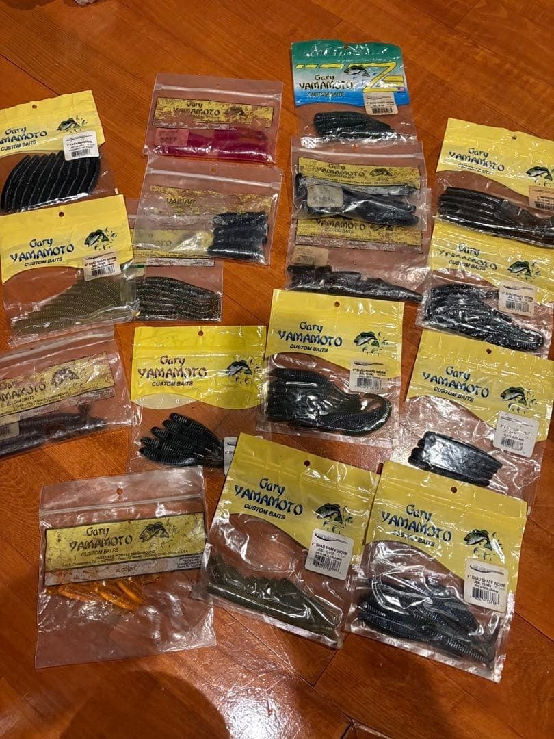 Gary Yamamoto bulk of 17 bags - Image 1