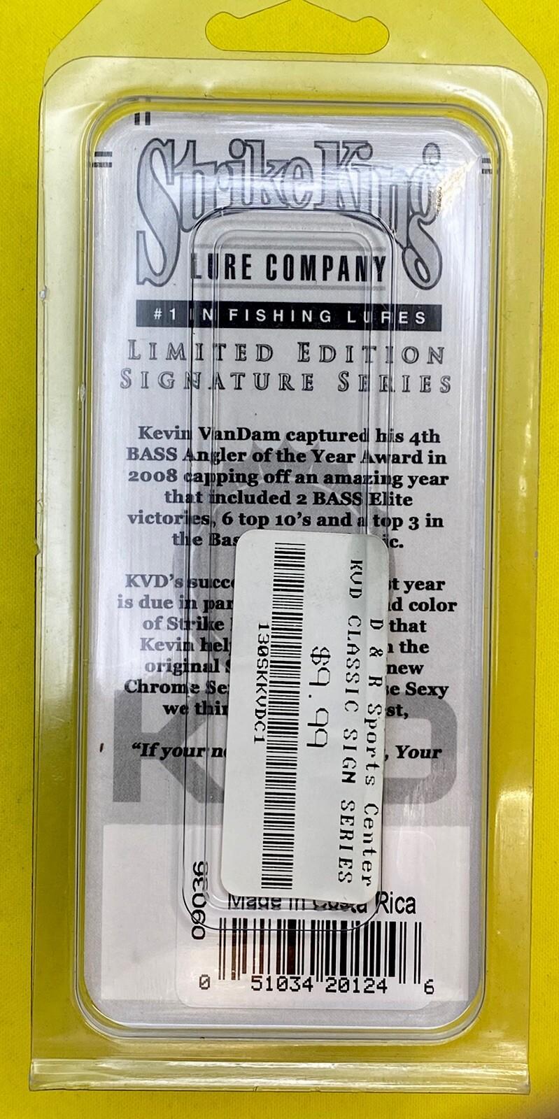 Vintage Rare NOS Strike King Kevin VanDam“AUTOGRAPHED”KVD Limited￼ Crankbait ￼ - Image 3