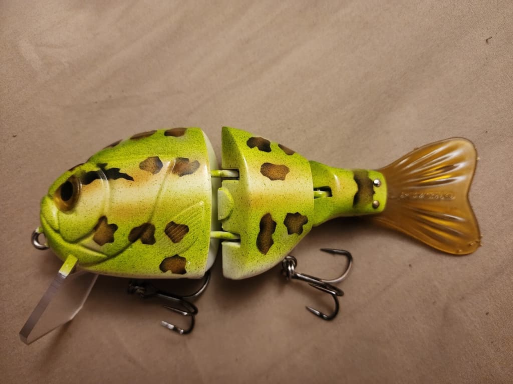 Lanciotti Lures 3pc Psycho Gill Swimbait Painted By Illude Bait Co. - Image 8