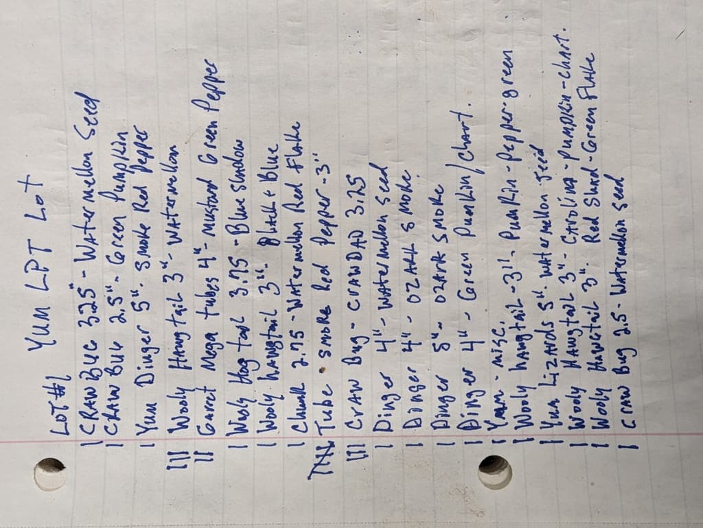 Yum Lpt Soft plastics Lot #1 Baits 29 Total packs Older  - Image 2