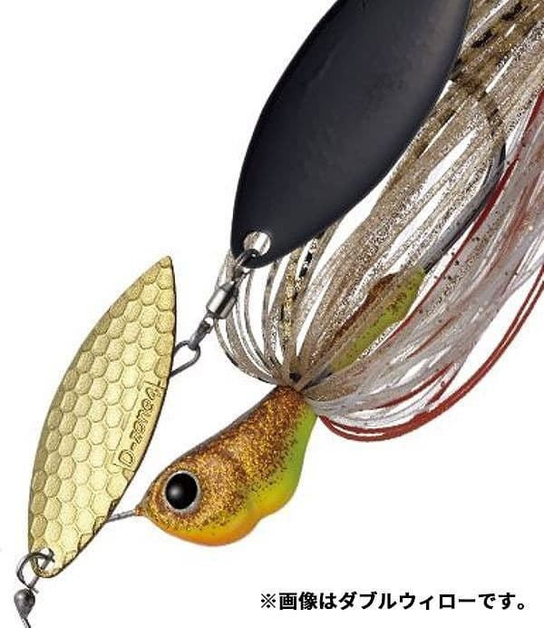 Evergreen Spinnerbait Buzzbait D Zone 1/2oz Tandem Willow Gold Black New - Image 1