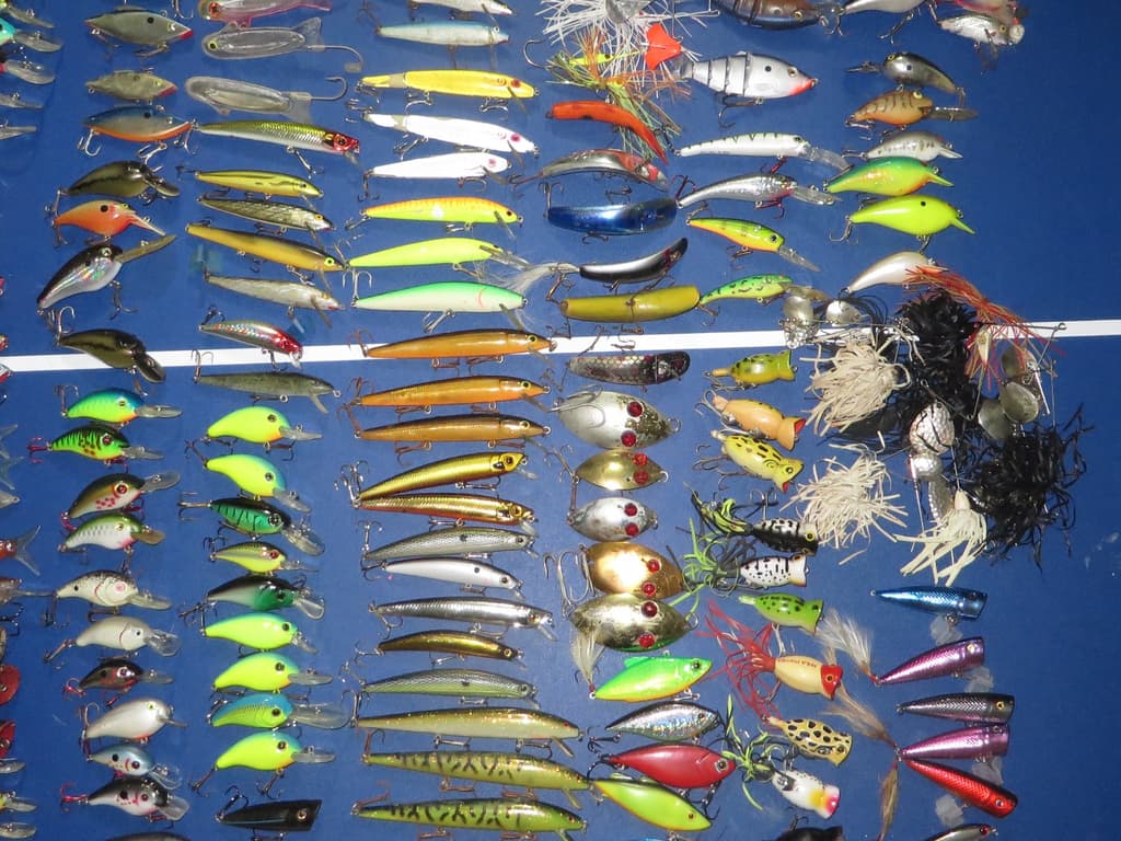 Huge Lot over 250 Lures Cordell Manns Rapala Rebel Strike King Lewis Creek Berkl - Image 7