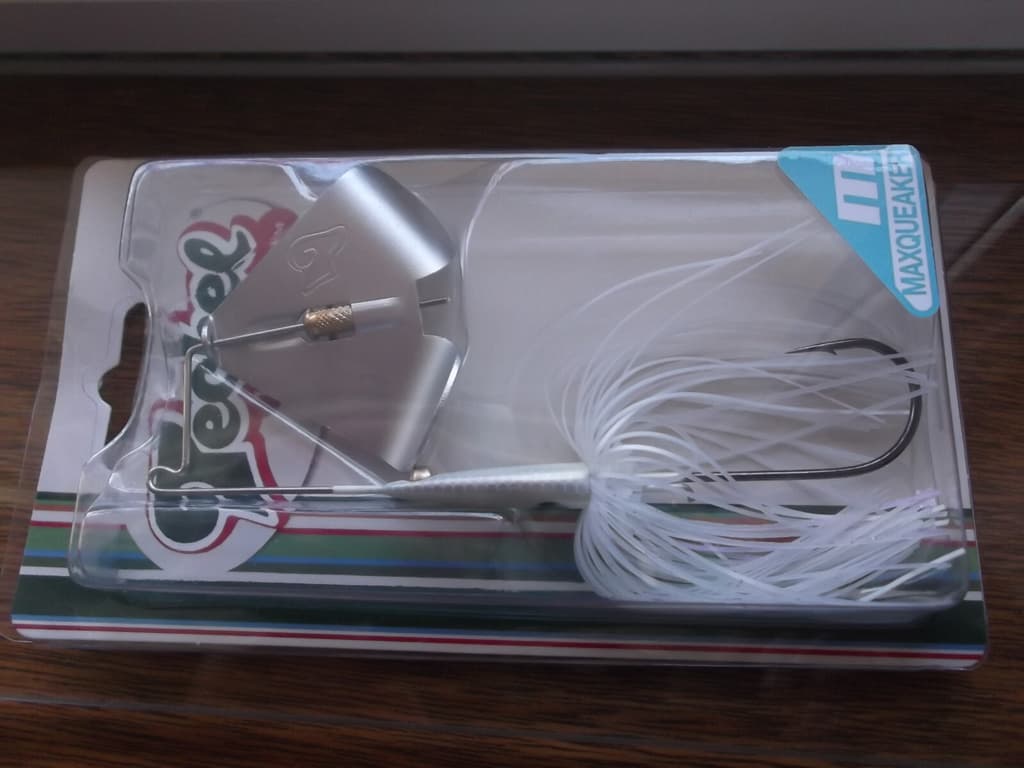 Teckel Maxqueaker Squeaky Buzzbait 1/2oz. 003 White Squeaky Dolphin - Image 1