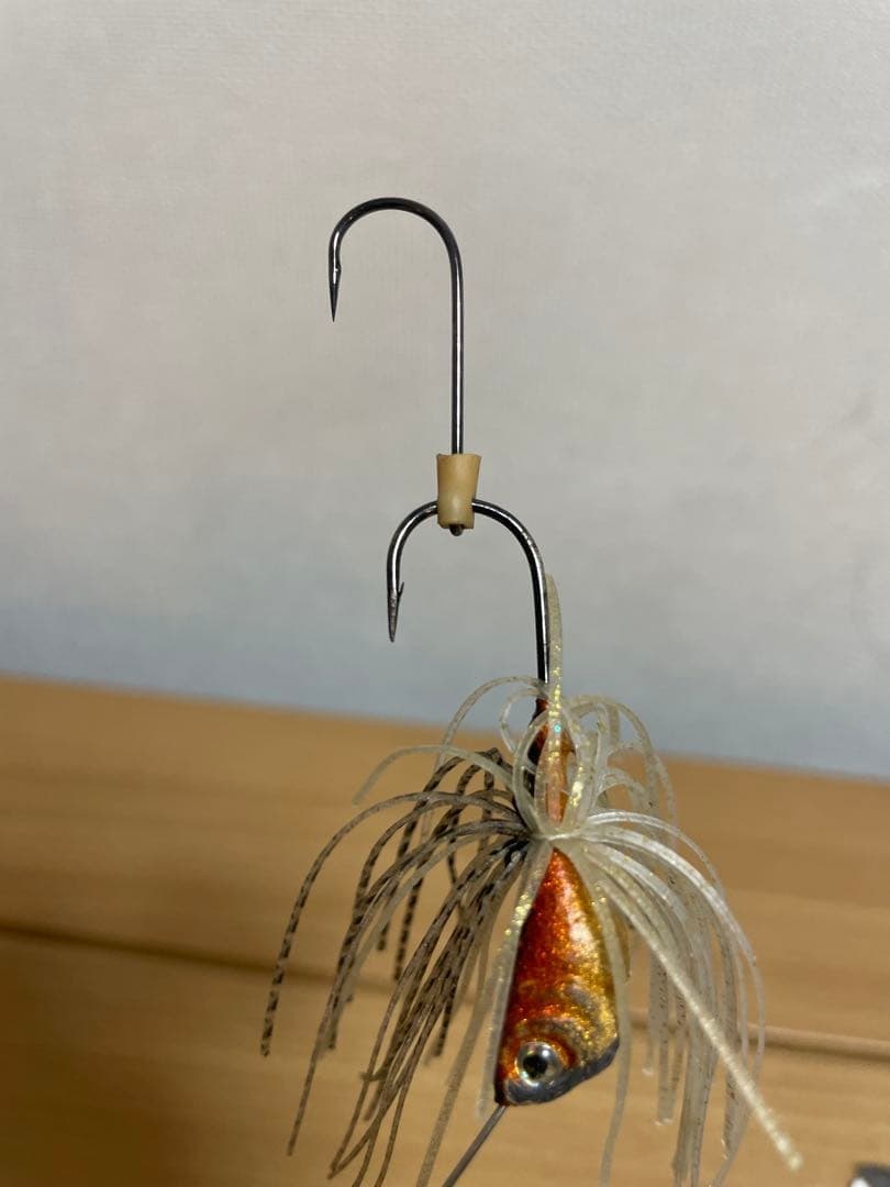 D Zone Spinnerbait Red Skirt Bait Burbless Used Fishing Lure - Image 4