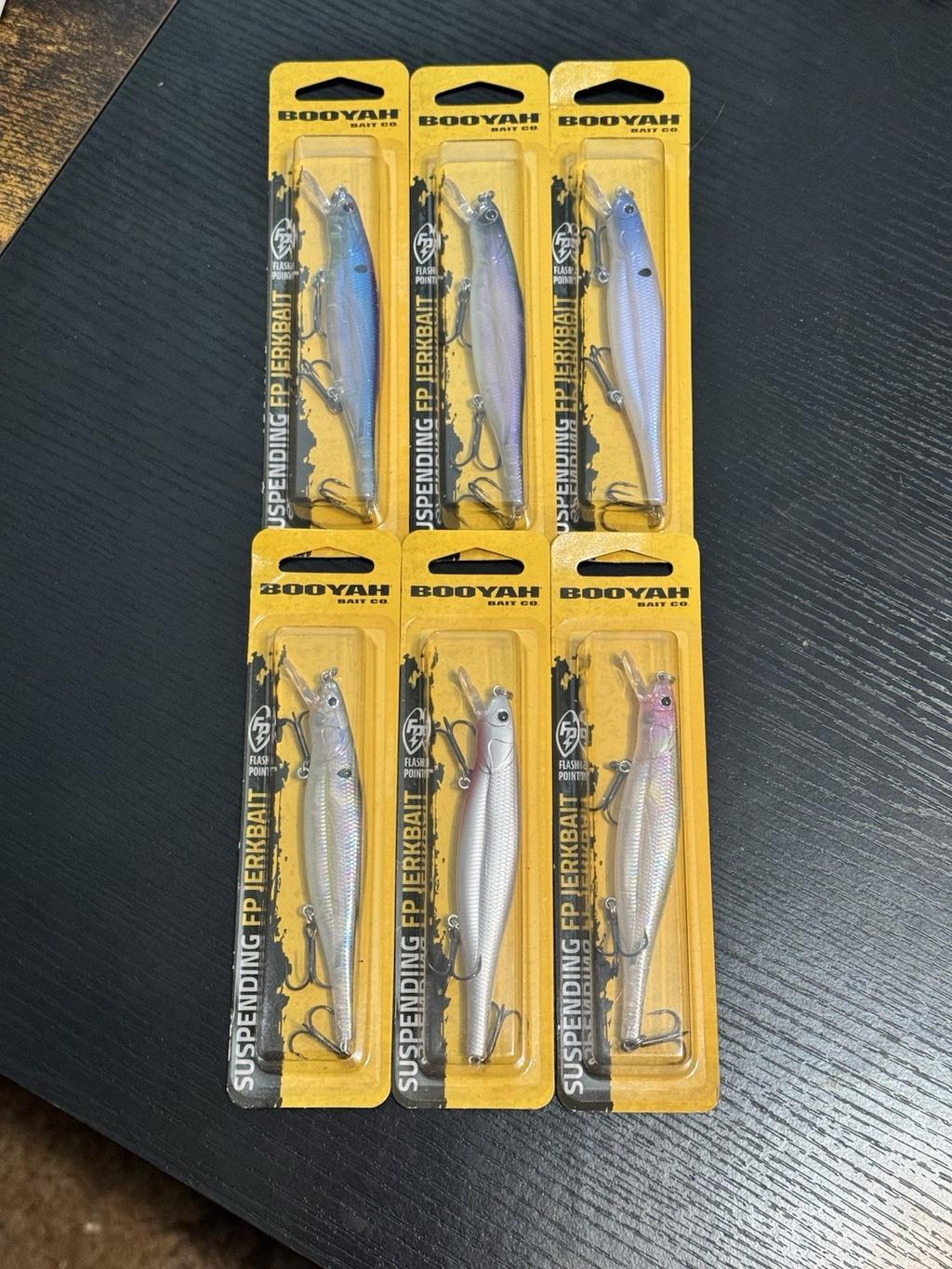 6) Booyah Flash Point Jerkbaits 4.25” 1/2oz “FREE SHIPPING” See Description - Image 1