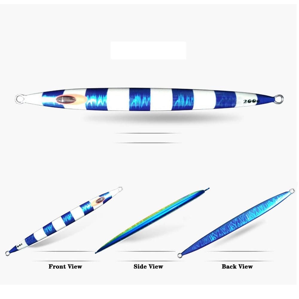 Slow Metal Pitching Falling Jigs Glow Speed Vertical Jigs Jigging Tuna Lures ... - Image 7