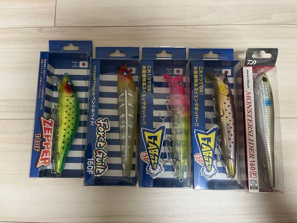 Christmas Seabass Popular Lure Special Set Blowin' 140J Gaboz 150 etc. - Image 4