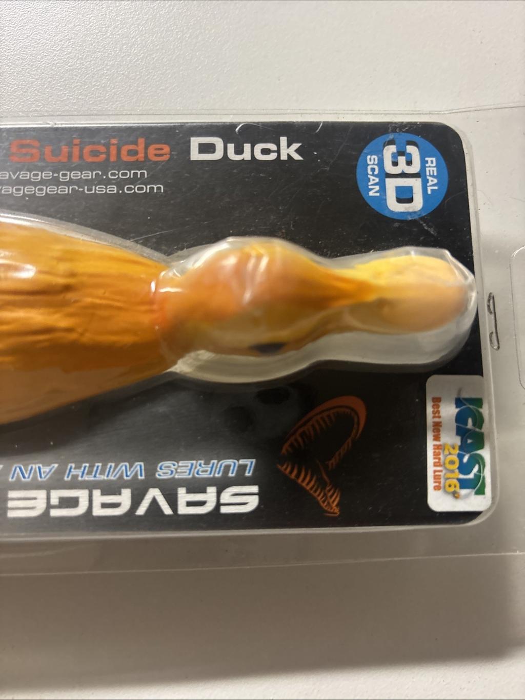 Savage Gear 3D Suicide Duck: Topwater/Wakebait/Buzzbait/Plopper D-150-YD - Image 5