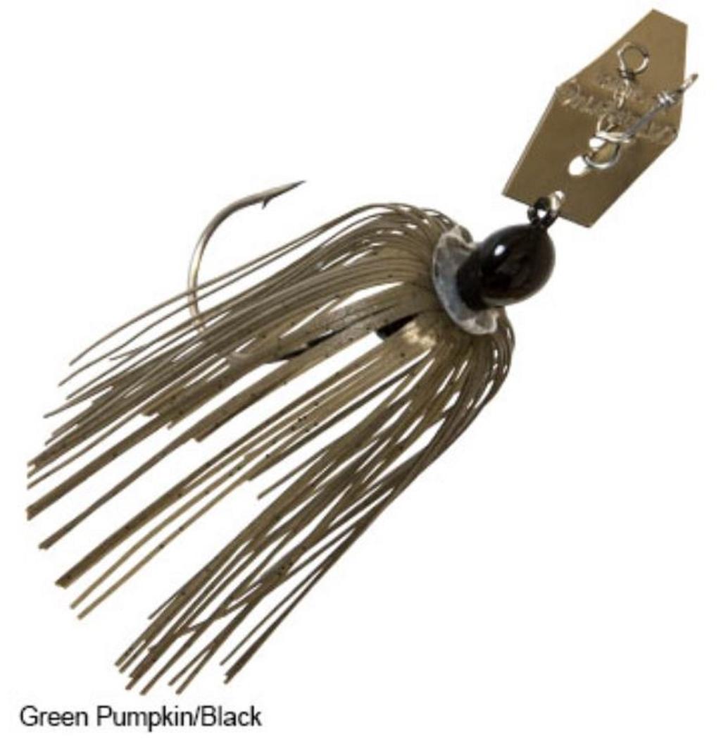 Zman Chatterbait 1/2 oz Sinking Lure Green Pumpkin (0201) - Image 5
