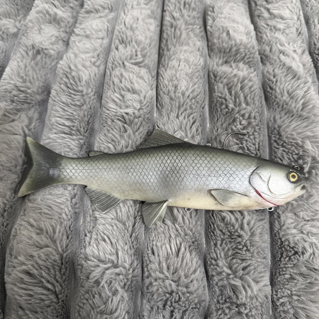 Baitsmith OG  ” kokanne H  swimbait 9” SUPER RARE Red Gills - Image 1