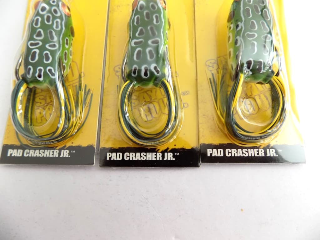 BOOYAH PAD CRASHER JR. - LEOPARD FROG - 3 LURES - 633i - Image 2